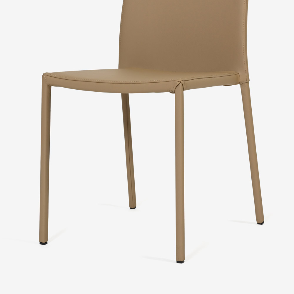 ligne roset(リーン・ロゼ)ダイニングチェア「ロゼスリム」革ベージュ【受注生産品】【LIGNE ROSET FAIR 6月28日(日)まで15%OFF】