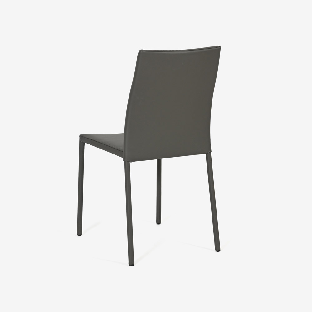 ligne roset(リーン・ロゼ)ダイニングチェア「ロゼスリム」革グレー【受注生産品】【LIGNE ROSET FAIR 6月28日(日)まで15%OFF】