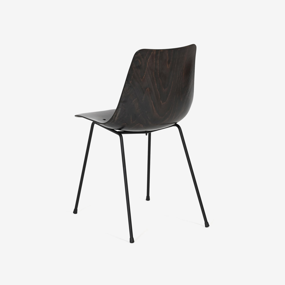 ligne roset(リーン・ロゼ)ダイニングチェア「ロゼシーエム131」ダークブラウン色 脚スチール【LIGNE ROSET FAIR 6月28日(日)まで15%OFF】