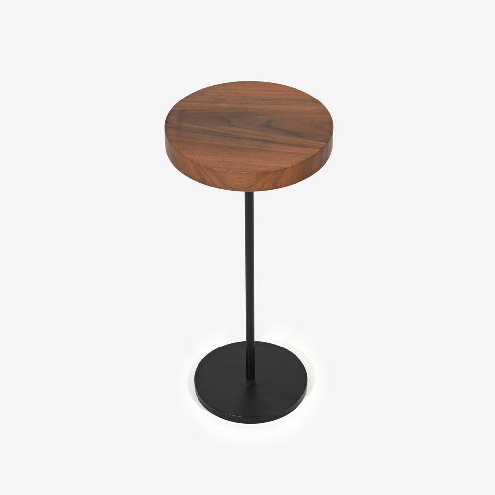 ligne roset(リーン・ロゼ)サイドテーブル「ロゼシャンテレール」丸25cm ウォールナット材【受注生産品】【LIGNE ROSET FAIR 6月28日(日)まで15%OFF】