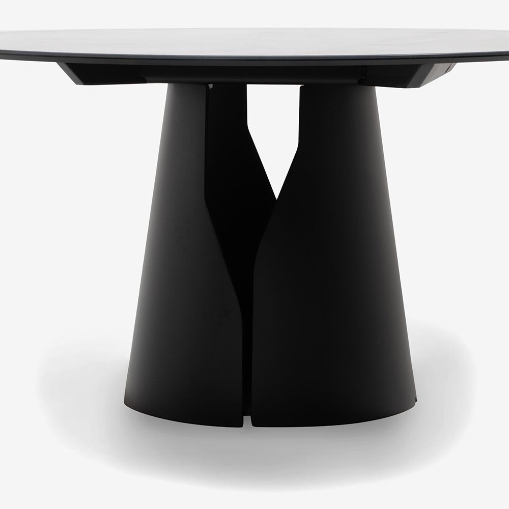 cattelan italia (カッテラン・イタリア)　ダイニングテーブル「ジアノ」円形 直径140cm セラミック材 ポルトロ色
