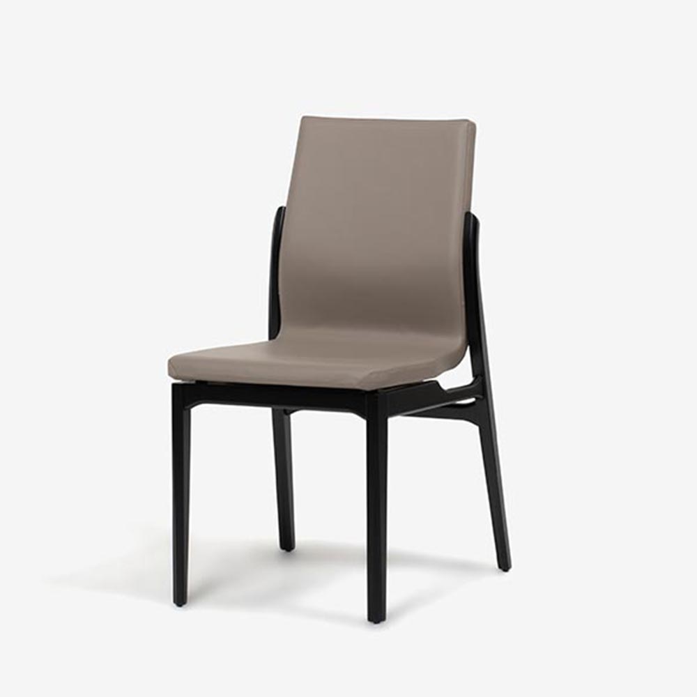 cattelan italia (カッテラン・イタリア)　ダイニングチェア「ジュネーブ」革 カストロ色
