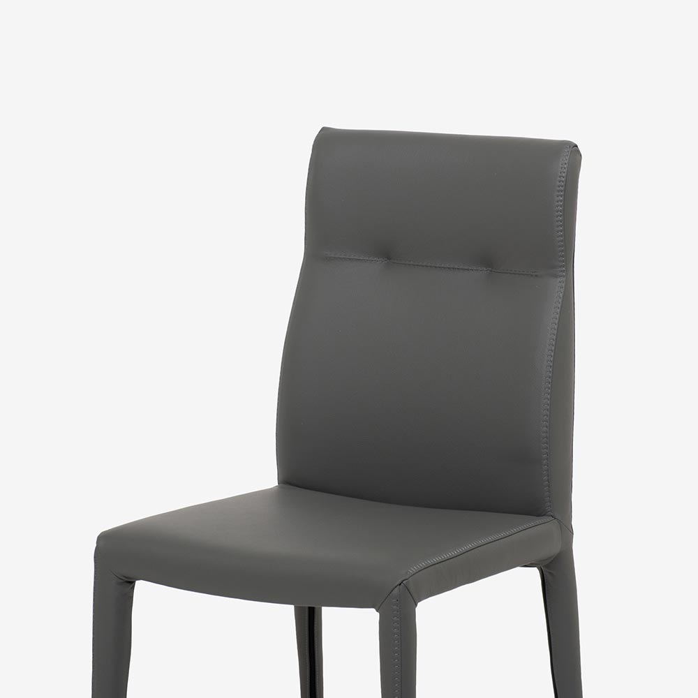 cattelan italia (カッテラン・イタリア) ダイニングチェア「アガサフレックス」革 スモーク色【次回入荷未定】