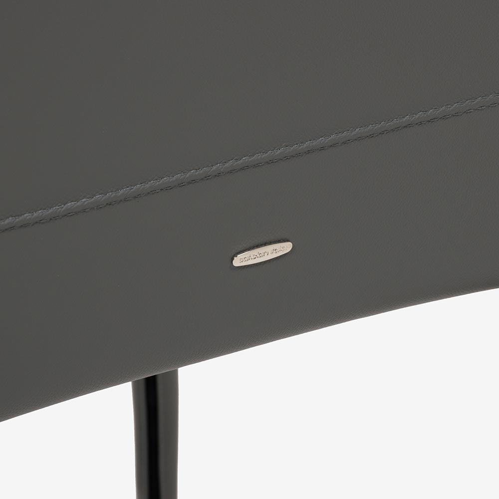 cattelan italia (カッテラン・イタリア) ダイニングチェア「アガサフレックス」革 スモーク色【次回入荷未定】