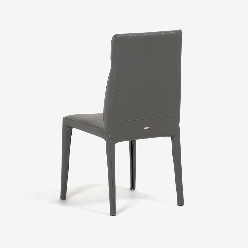 cattelan italia (カッテラン・イタリア) ダイニングチェア「アガサフレックス」革 スモーク色【次回入荷未定】