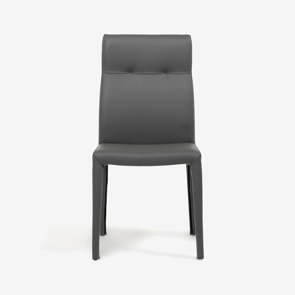 cattelan italia (カッテラン・イタリア) ダイニングチェア「アガサフレックス」革 スモーク色【次回入荷未定】