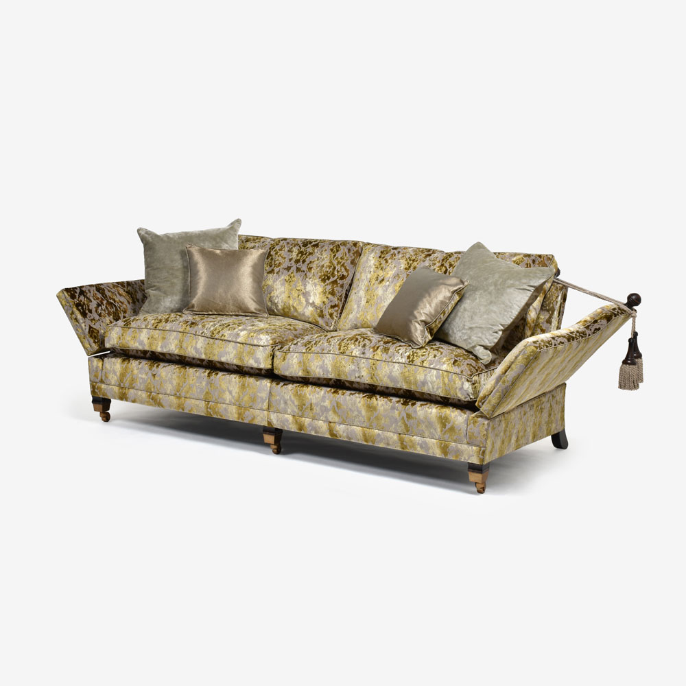 DURESTA(デュレスタ)ソファ「Trafalgar トラファルガー」幅223cm 布#Imperial Gold【セール対象品のため50%OFF】