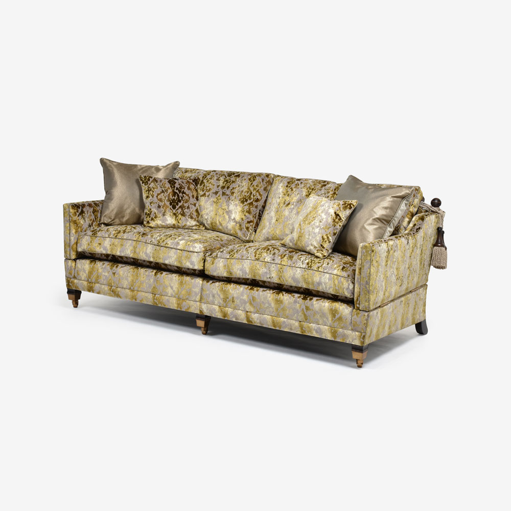 DURESTA(デュレスタ)ソファ「Trafalgar トラファルガー」幅223cm 布#Imperial Gold【セール対象品のため50%OFF】
