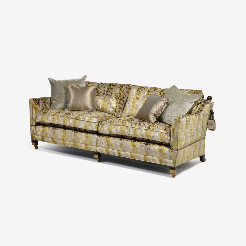 DURESTA(デュレスタ)ソファ「Trafalgar トラファルガー」幅223cm 布#Imperial Gold【セール対象品のため50%OFF】
