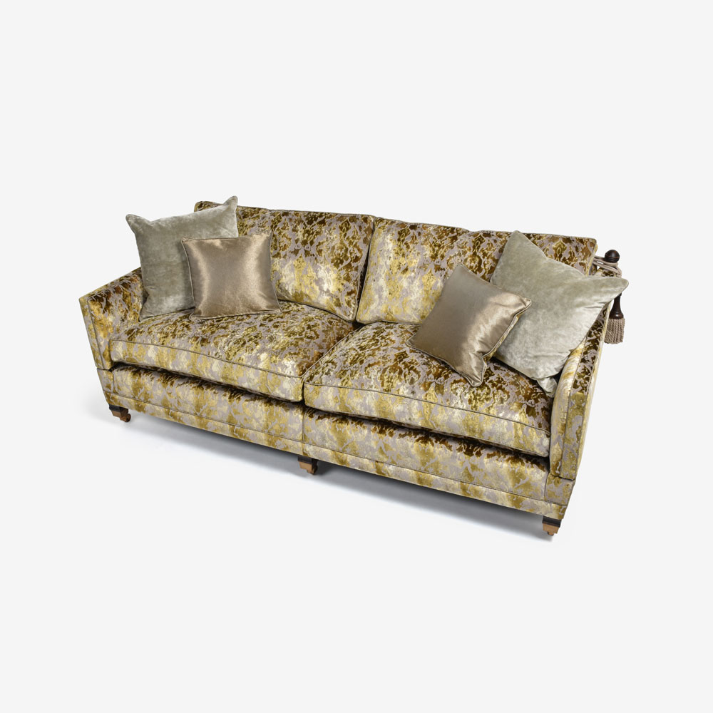 DURESTA(デュレスタ)ソファ「Trafalgar トラファルガー」幅223cm 布#Imperial Gold【セール対象品のため50%OFF】