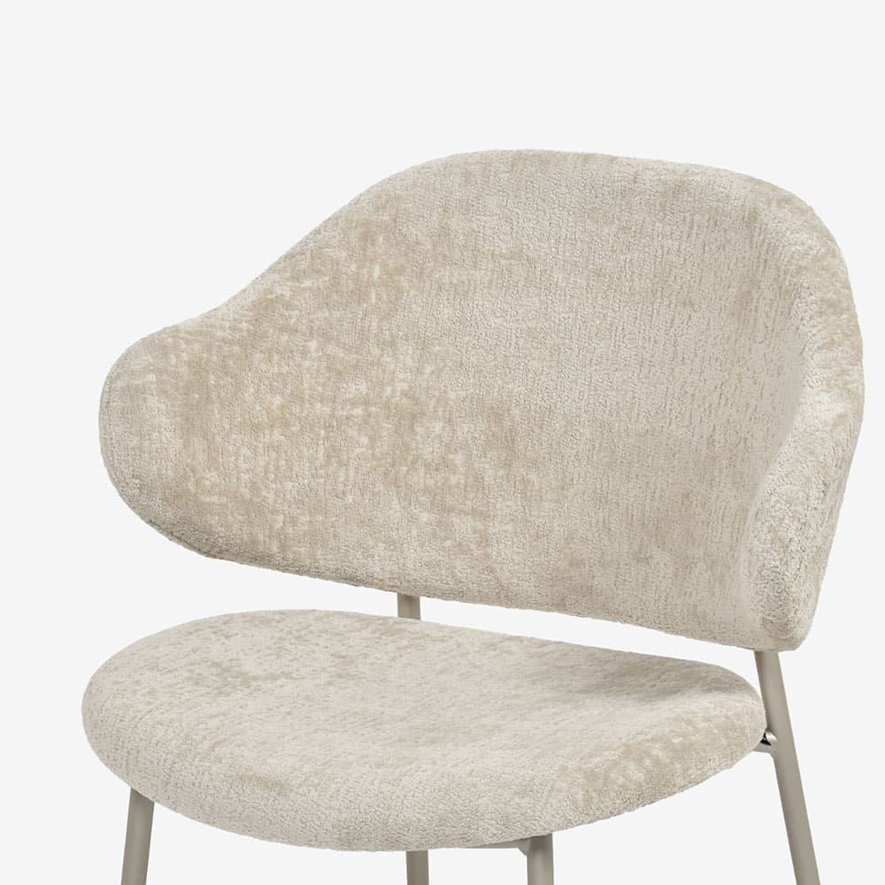 Calligaris(カリガリス)ダイニングチェア「Holly CS2037」布サンド色