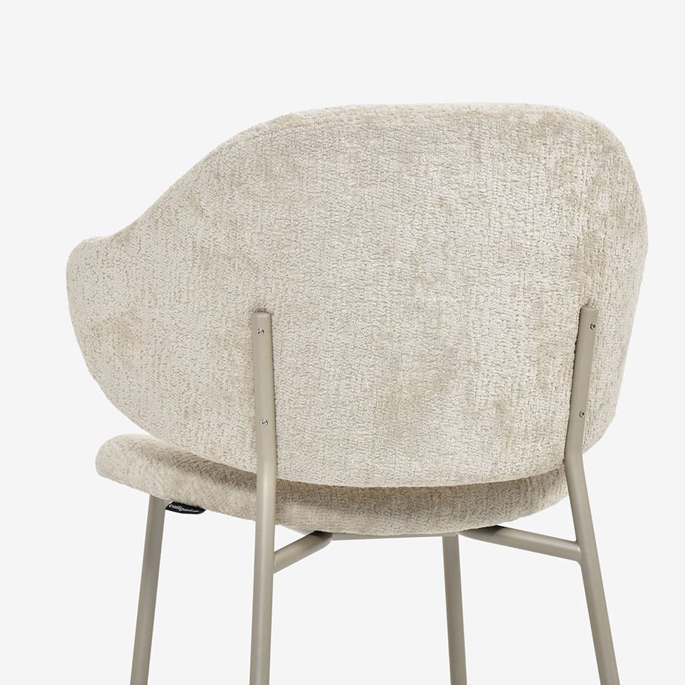 Calligaris(カリガリス)ダイニングチェア「Holly CS2037」布サンド色