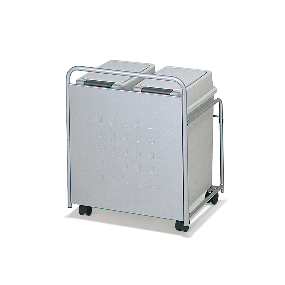 AYANO(綾野製作所)オプションダストボックスワゴン「WG-47W」20L×2個付き【セール対象品のため5%OFF】