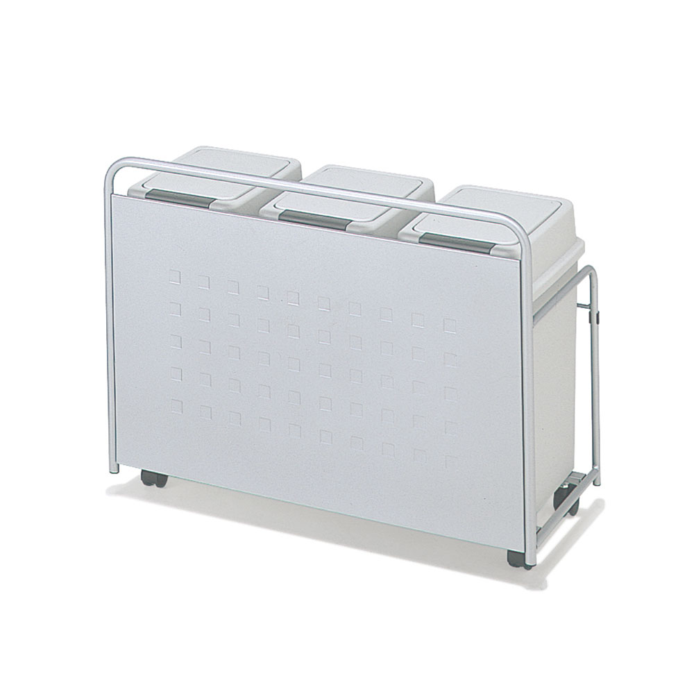 AYANO(綾野製作所)オプションダストボックスワゴン「WG-70W」20L×3個付き【セール対象品のため5%OFF】