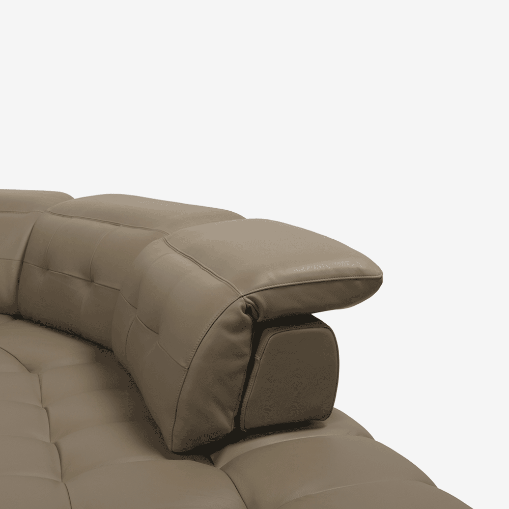 CORIUM(コリウム)コーナーカウチソファ3点セット 向って左カウチ「ヴァロ model.COR-A6351」革#CO-JRY513E パインバーク色