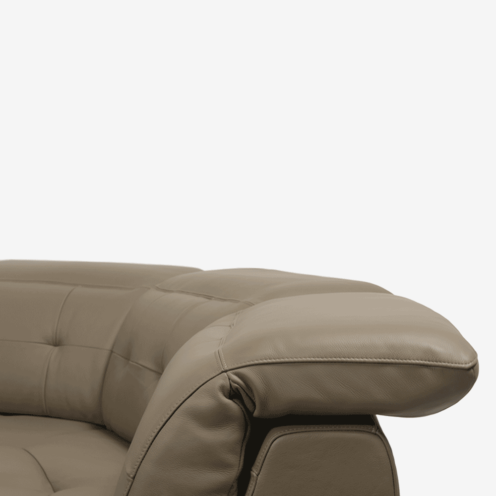 CORIUM(コリウム)コーナーカウチソファ3点セット 向って左カウチ「ヴァロ model.COR-A6351」革#CO-JRY513E パインバーク色