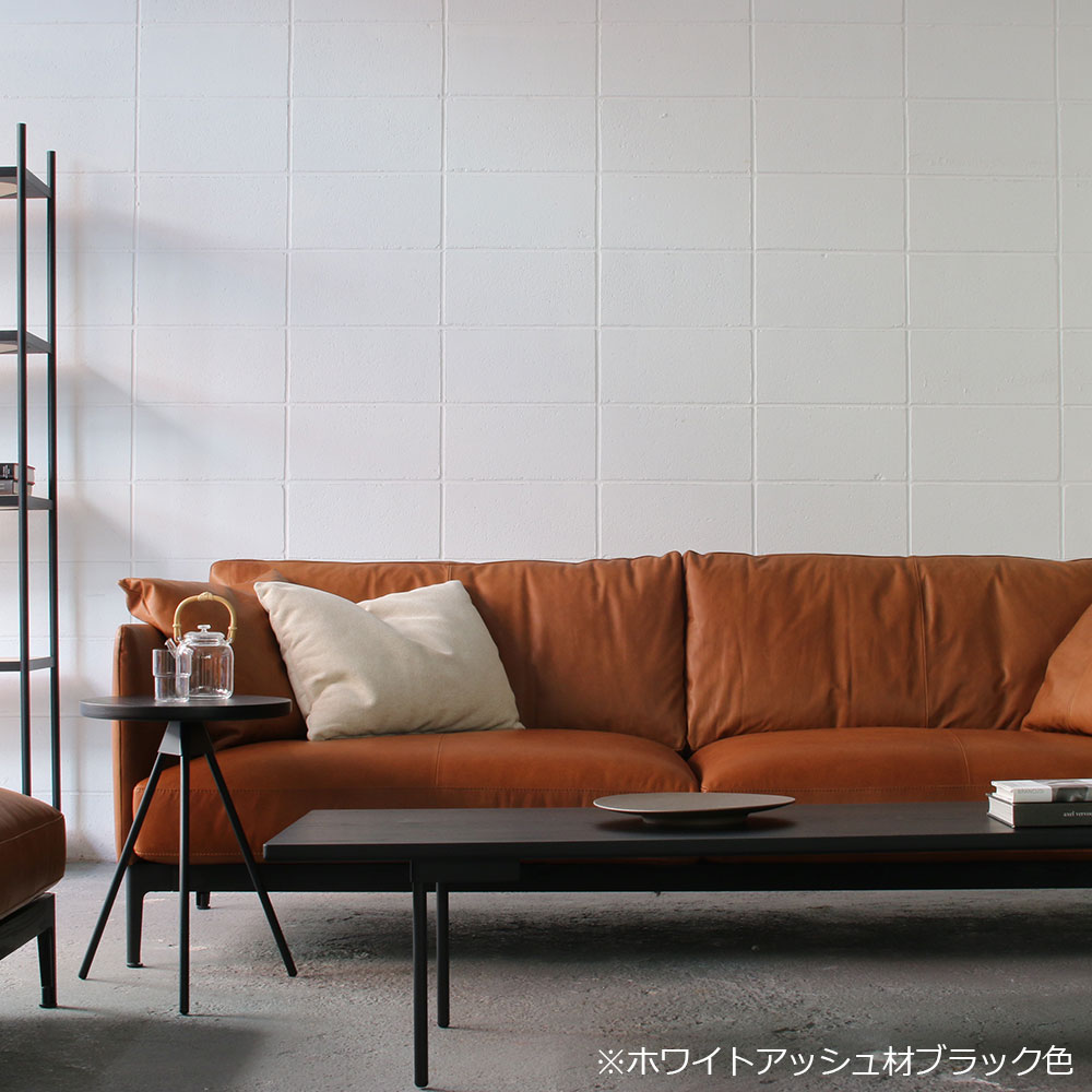 マルケイ木工 センターテーブル「M-CRAFT dual デュアル」幅150cm 天板全3色 スチール脚：ブラック【受注生産品】
