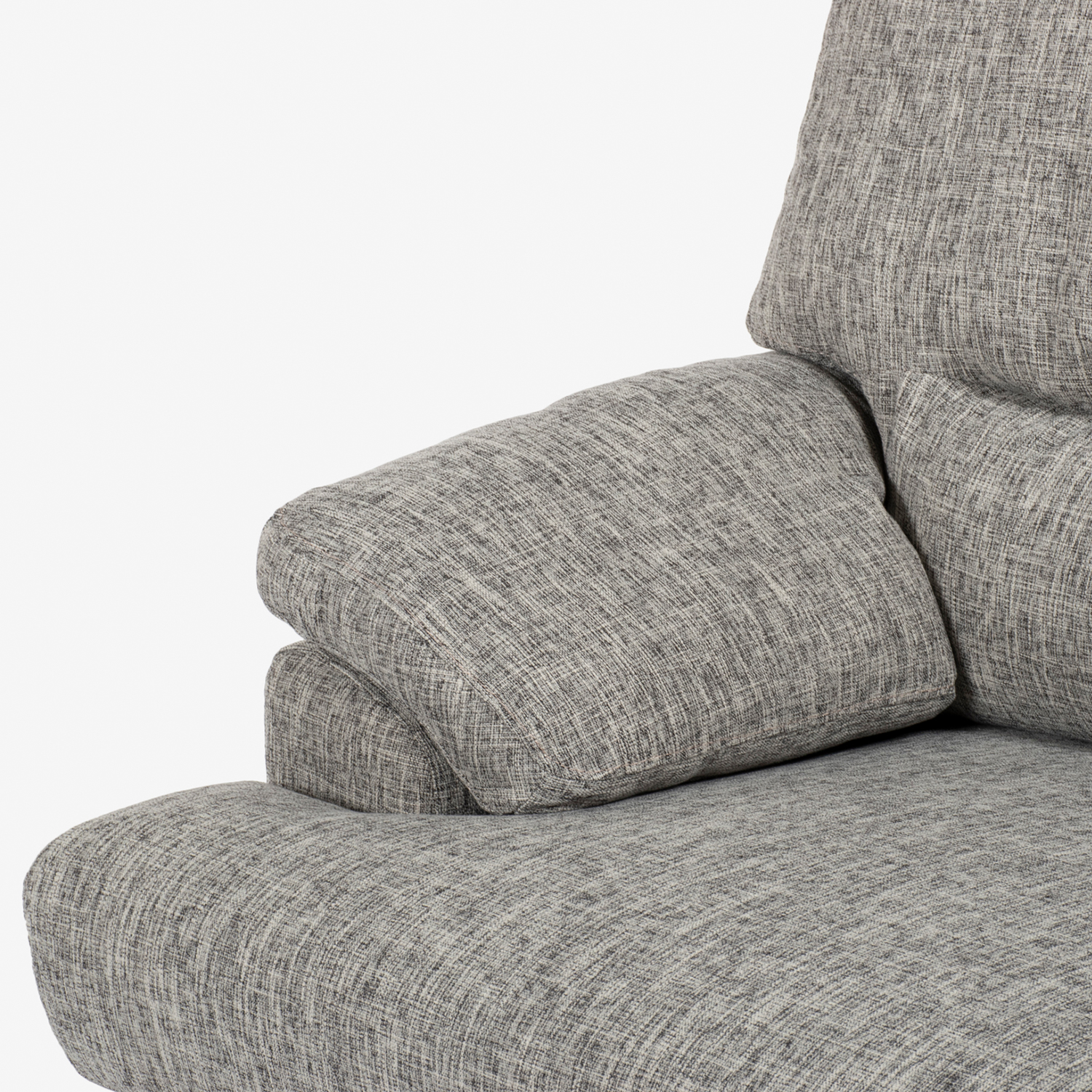 ソファ 3人掛け「アクア SD-341C」幅196cm 布#FG220-17D ライトグレー色 脚部全2色