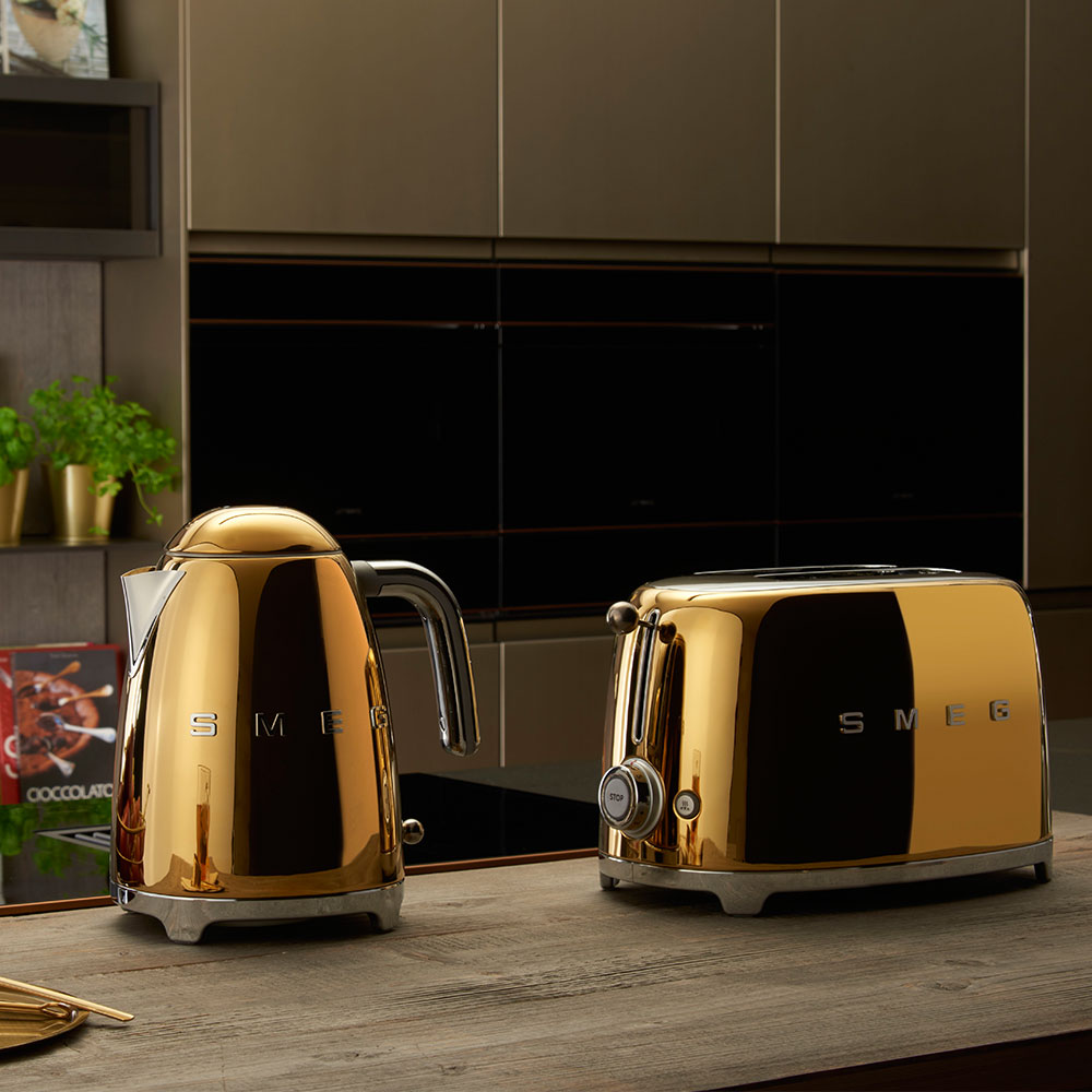 SMEG(スメッグ)ポップアップトースター TSF01GOJP ゴールド