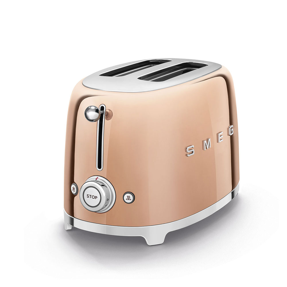 SMEG(スメッグ)ポップアップトースター TSF01RGJP ローズゴールド
