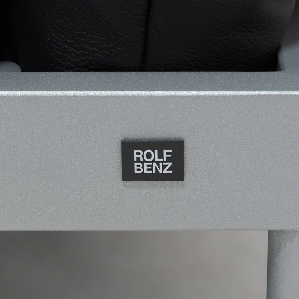 ROLF BENZ（ロルフベンツ）ソファ「プルーラ」革ブラック色
