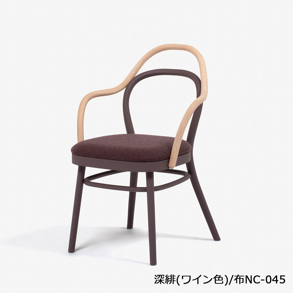 秋田木工 ダイニングチェア「magekko(まげっこ)」ブナ材 カラータイプ 全5色【受注生産品】