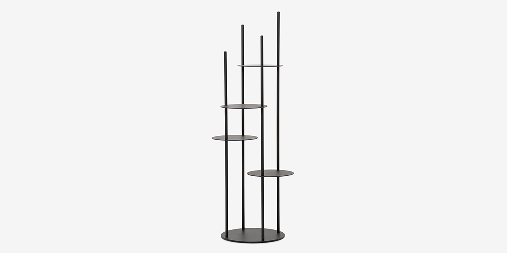 Calligaris(カリガリス)フラワースタンド「サークルズ CS/5107」ブラック色