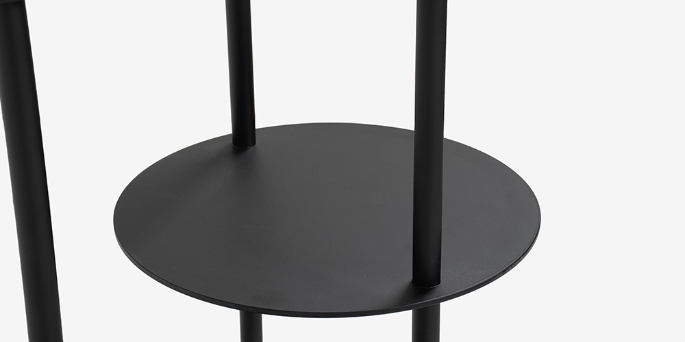 Calligaris(カリガリス)フラワースタンド「サークルズ CS/5107」ブラック色 棚板