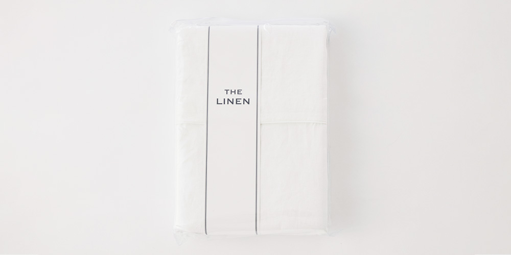 掛け布団カバー「THE LINEN(ザ リネン)」のホワイト