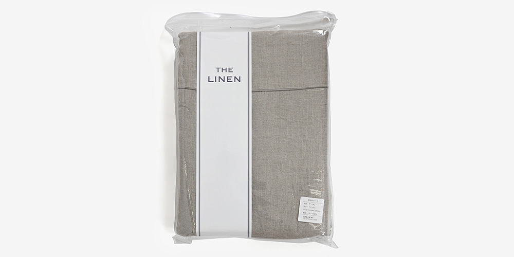 掛け布団カバー「THE LINEN(ザ リネン)」のナチュラル