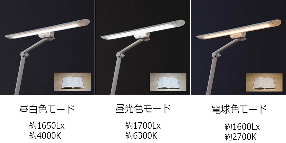 気分に合わせてワンタッチで色調整が可能