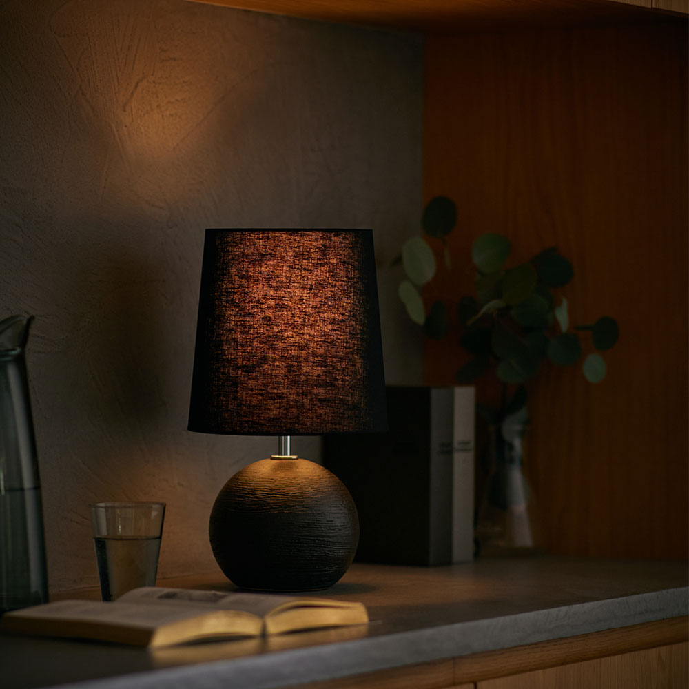 mini lamp ミスティカル HT1008-BK-CBKの点灯画像