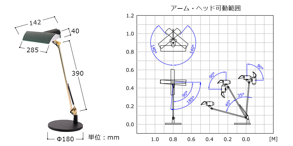 「LEX-1100GR」のサイズ詳細