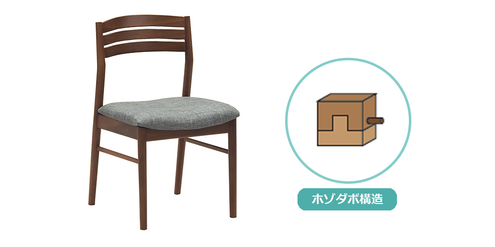丈夫で軽量な造り（ホゾダボ構造）