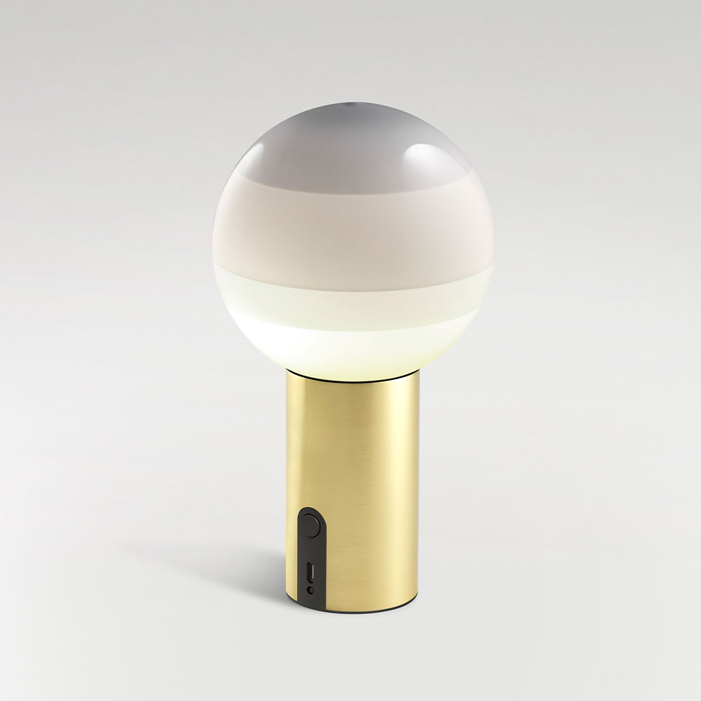 テーブルスタンド「MRS-Dipping Light-ホワイト」 正面からの画像