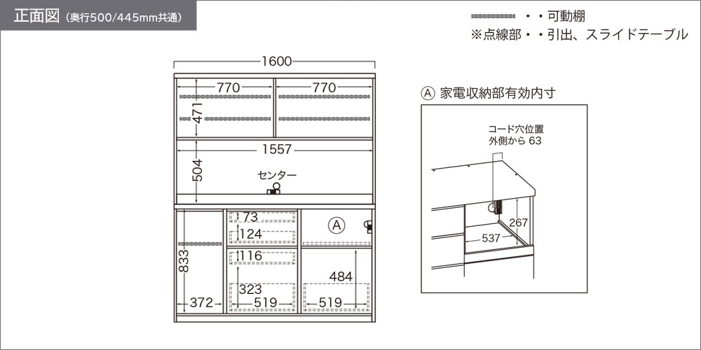 RU-1600R正面図