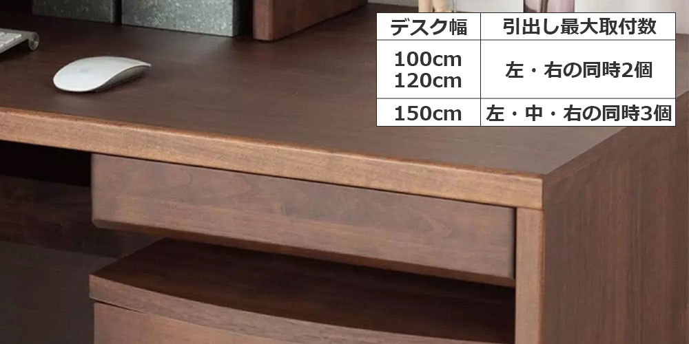 オプション引出し「ディアス」WN色の使用イメージ