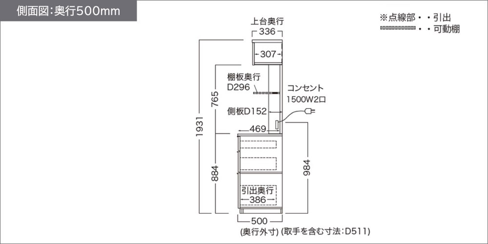 NW-600R側面図