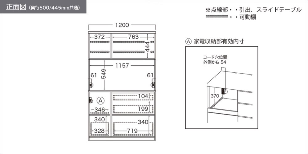 NWB-1200R正面図