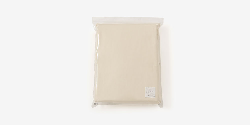 ナタリアBOXシーツベージュのパッケージ