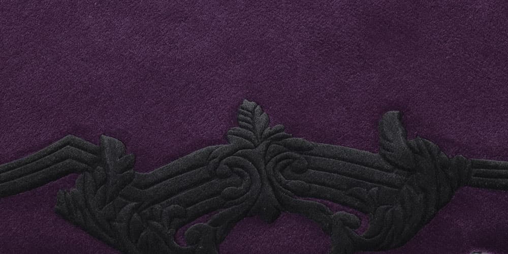 ラグ「STUCCO スタッコ Rタイプ」ウールパイルのアップ