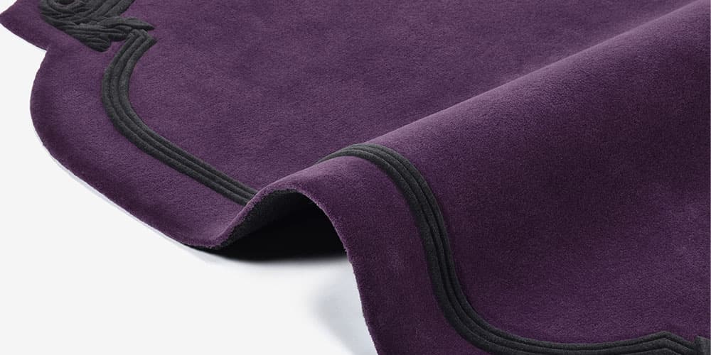 ラグ「STUCCO スタッコ Rタイプ」の厚みイメージ