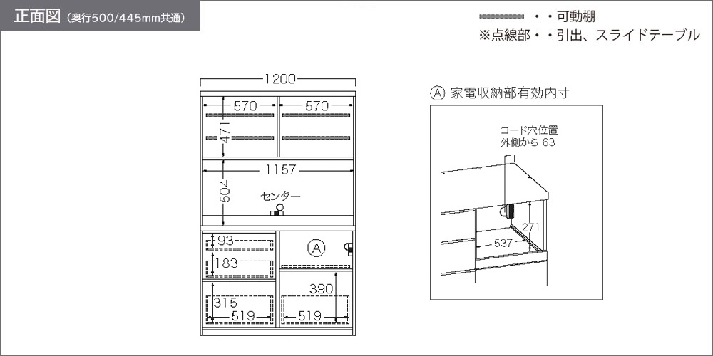 RL-1200R正面図