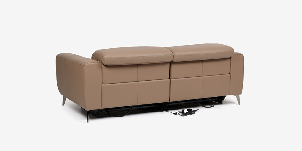 電動リクライニングソファ「L/S Motion 82(エルエスモーション82)」革#J-RY/S-586E フォーン色の背面